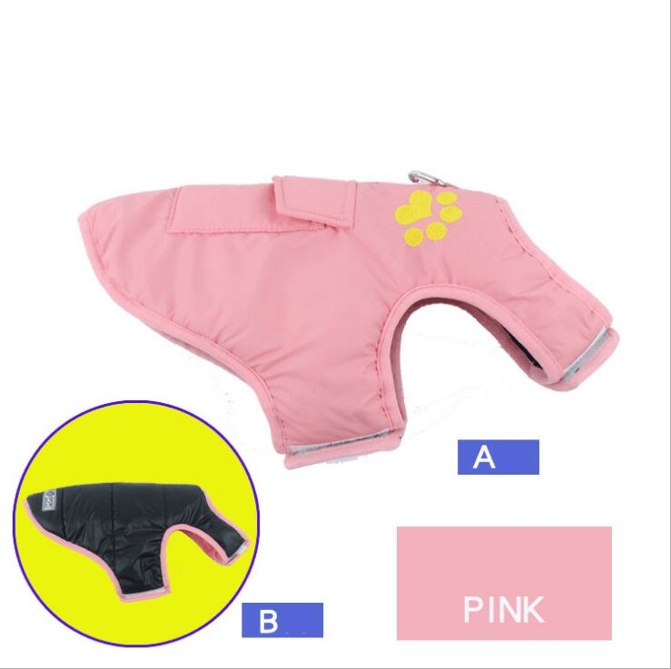 Winter Cotton Pet Coat Warm Outdoor Clothing