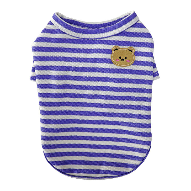 Breathable Summer Pet T-Shirt Lightweight Outdoor Wear