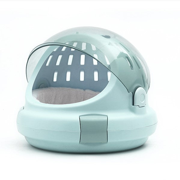 Space Capsule Pet Carrier Panoramic View Cushion Bag