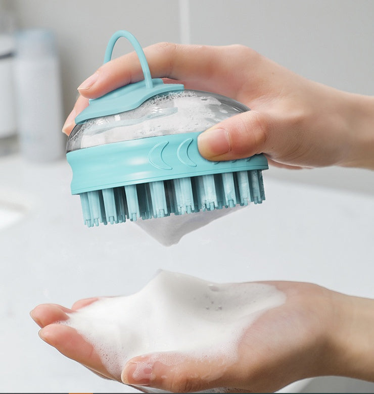 New Pet Bath Massage Brush Grooming Cleaning Tool