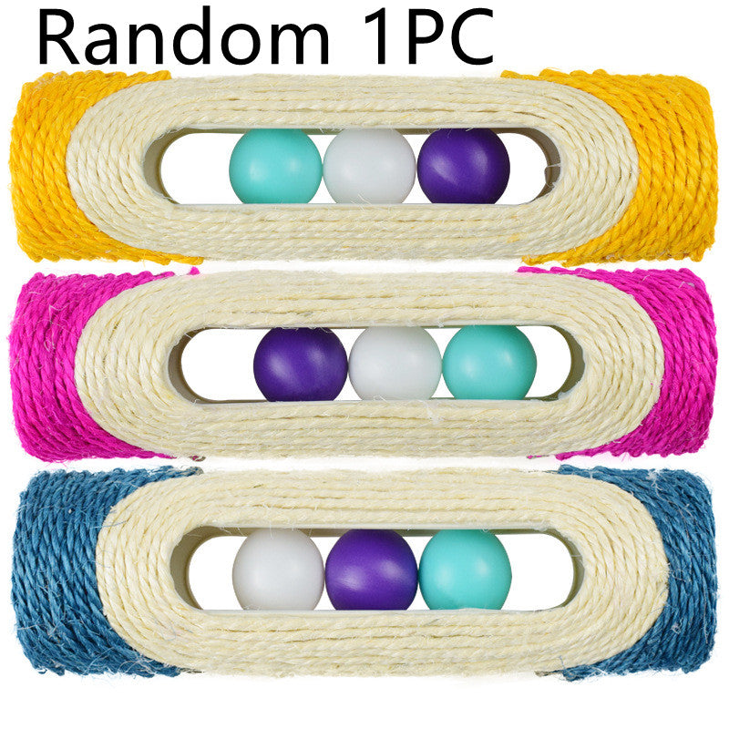 Pet Long Sisal Drum Three Piece Interactive Toy Set