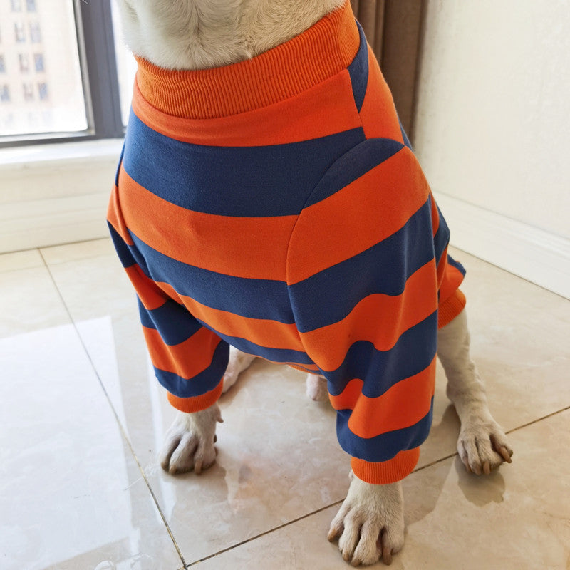 Pet Fashion Cute Simple Striped T-Shirt Apparel