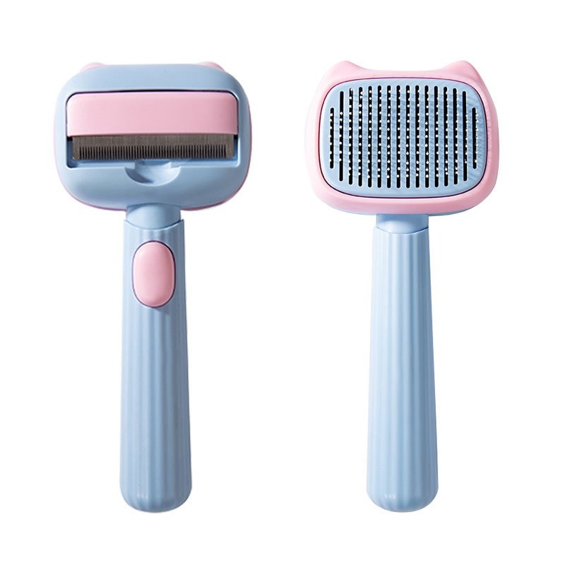 Pet Deshedding Dematting Grooming Brush Hair Removal Tool
