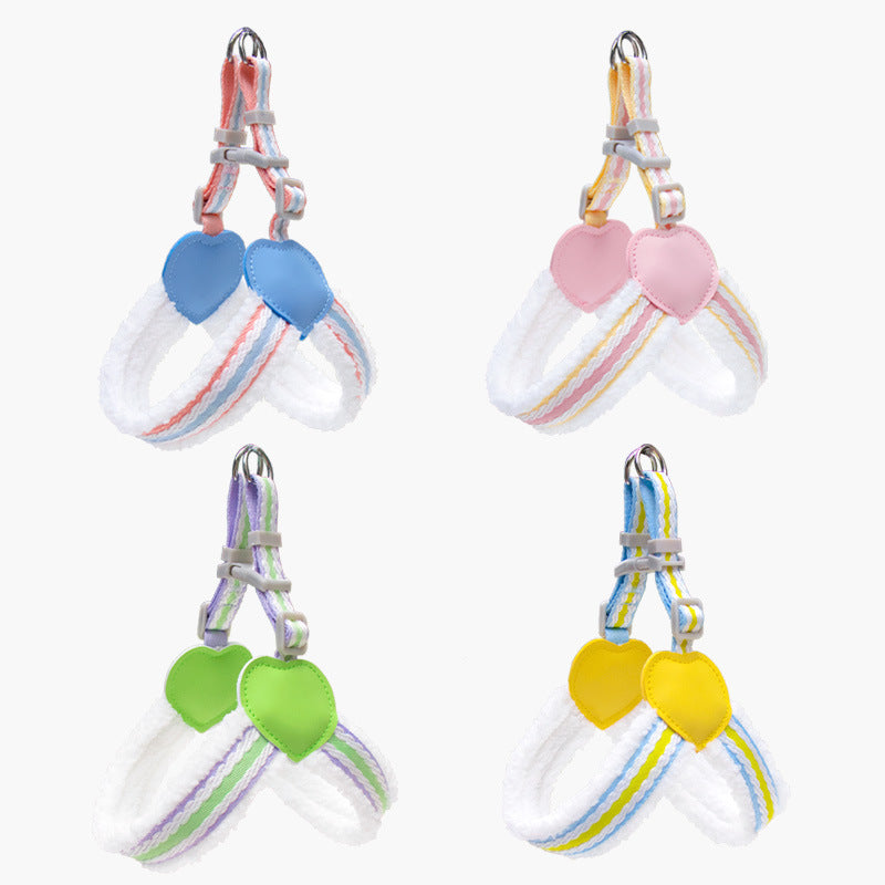 Breathable Pet Chest Vest Walking Leash Harness Set