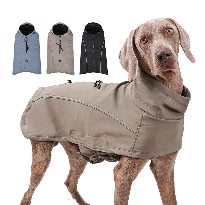 Pet Outdoor Soft Shell Windproof Jacket Clothing