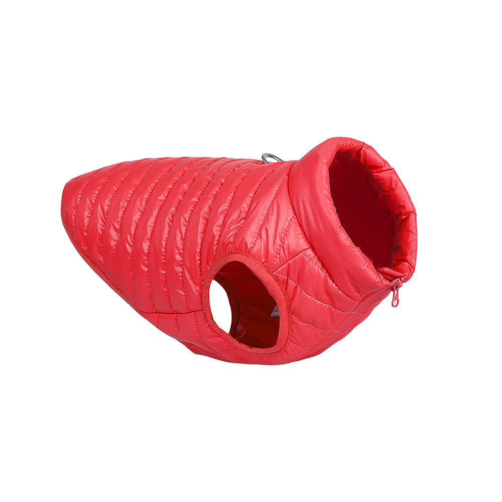 Pet Nylon Zipper Autumn Winter Jacket Clothing