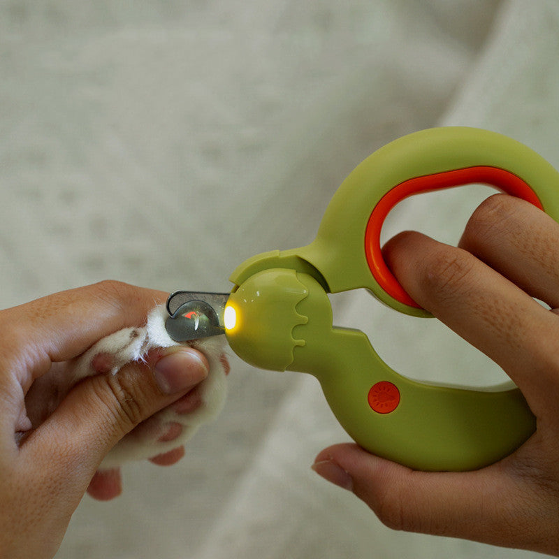 Pet LED Illuminated Multifunction Nail Scissors Grooming Tool