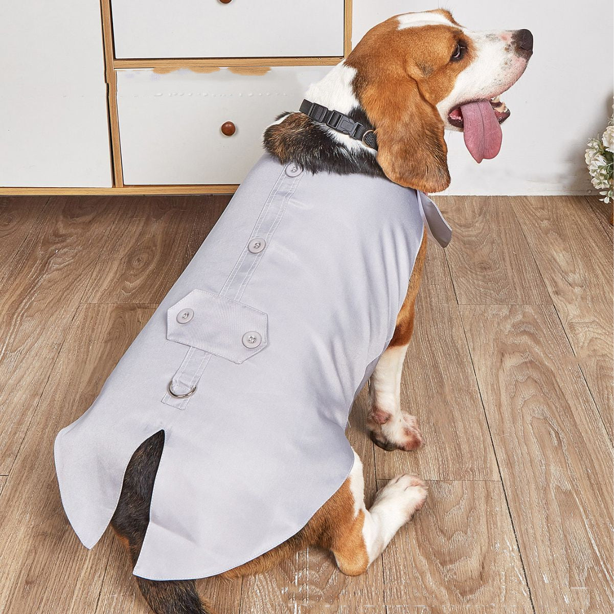 Swallowtail Wedding Suit Jacket Formal Pet Clothing