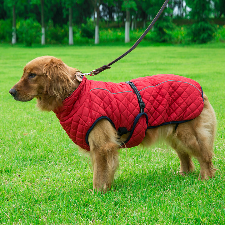 Adjustable Warm Cotton Pet Jacket Comfortable Outdoor Wear