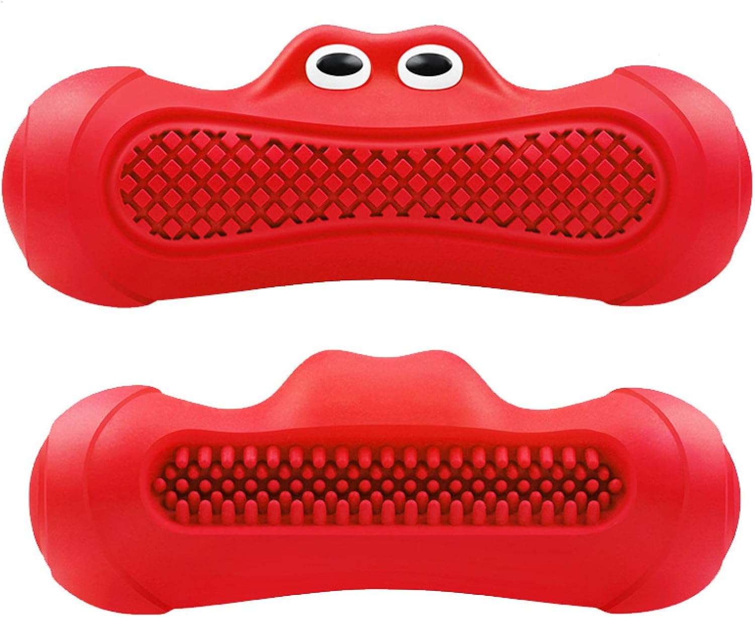 Vocal Rugby Pet Toy Natural Rubber Teething Chew Toy