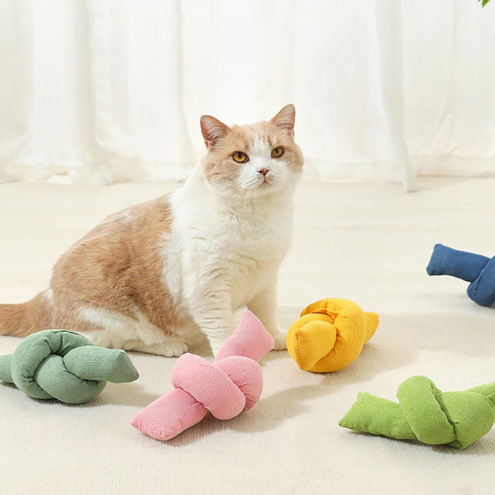 Pet Natural Cotton Knot Rope Tug Chew Toy