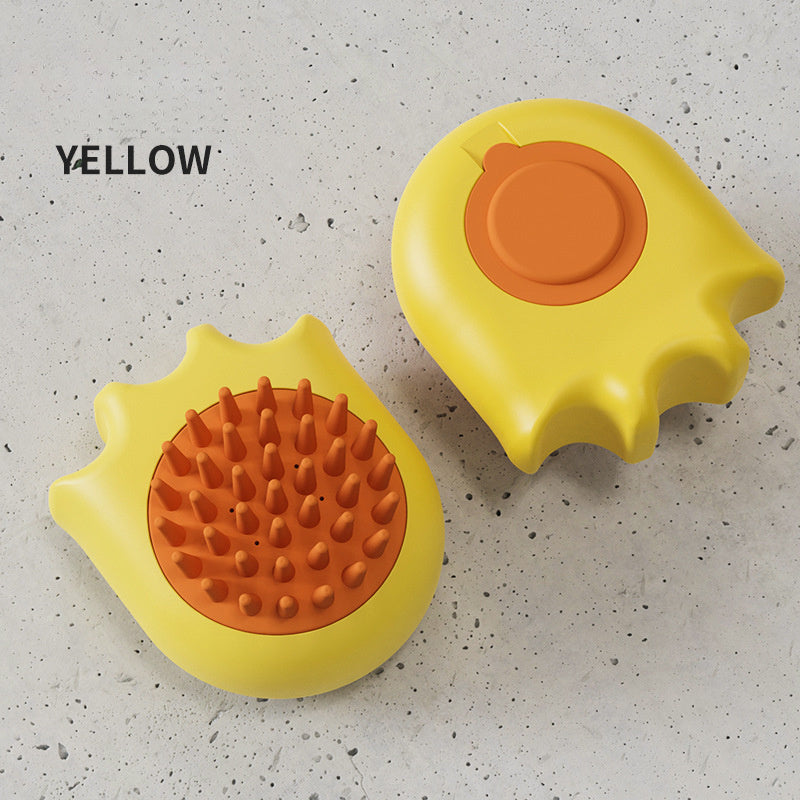 Pet Bath Brush Massage Comb Shampoo Box Cleaning Tool