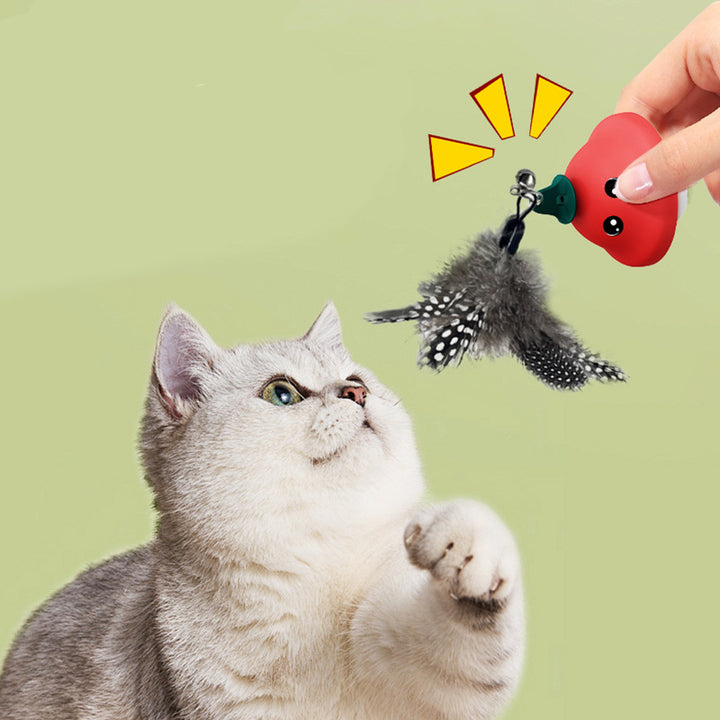 Pet Suction Cup Wand Retractable Exercise Teaser Toy