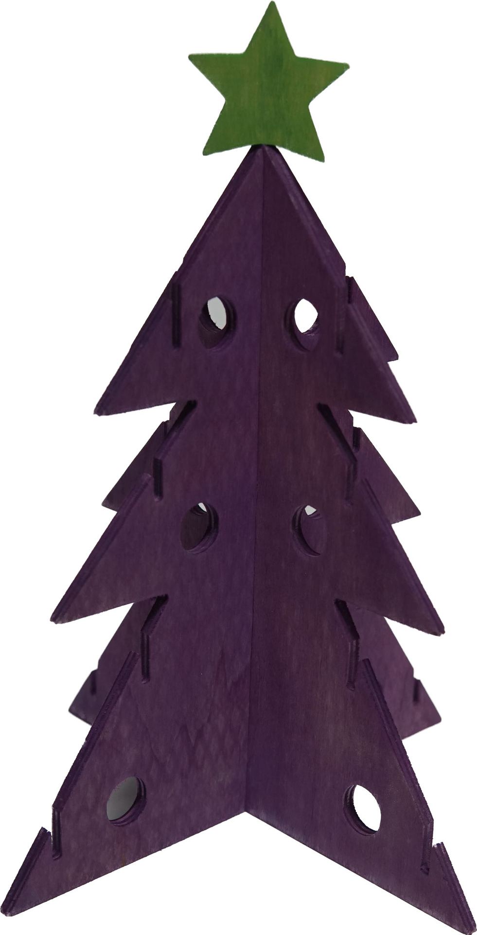 Christmas Tree Wooden Pet Vegetable Feeder Rack Toy