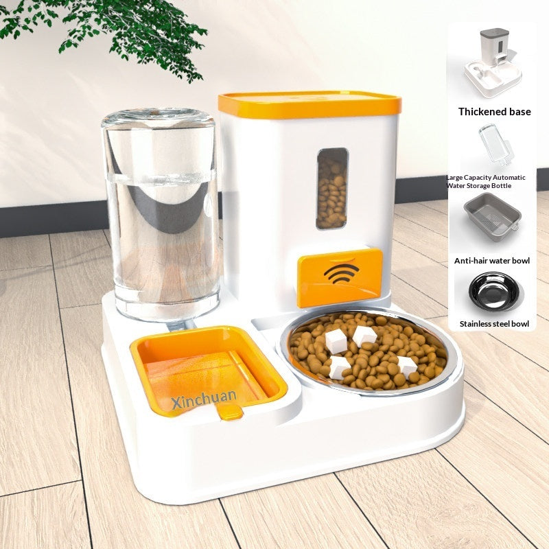 Pet Feeding And Drinking Bowl Station Set