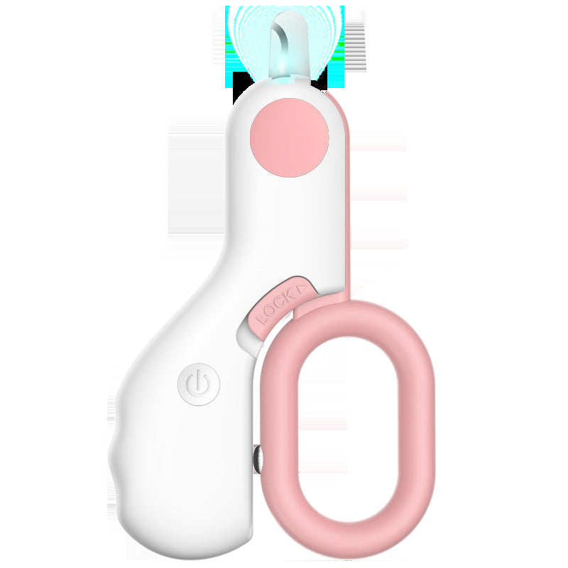 Pet LED Mini ABS Nail Trimmer Grooming Tool