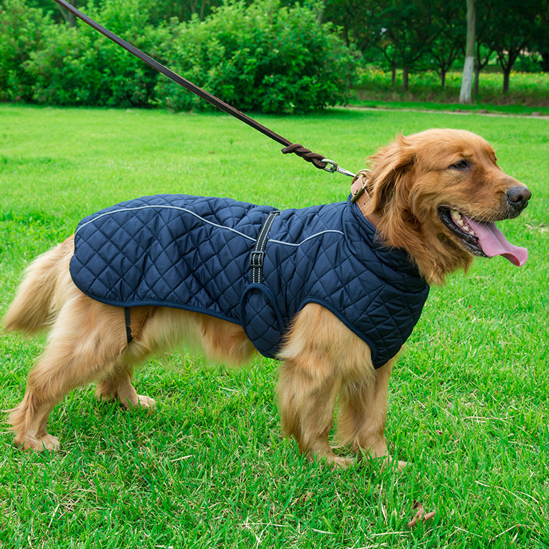 Adjustable Warm Cotton Pet Jacket Comfortable Outdoor Wear
