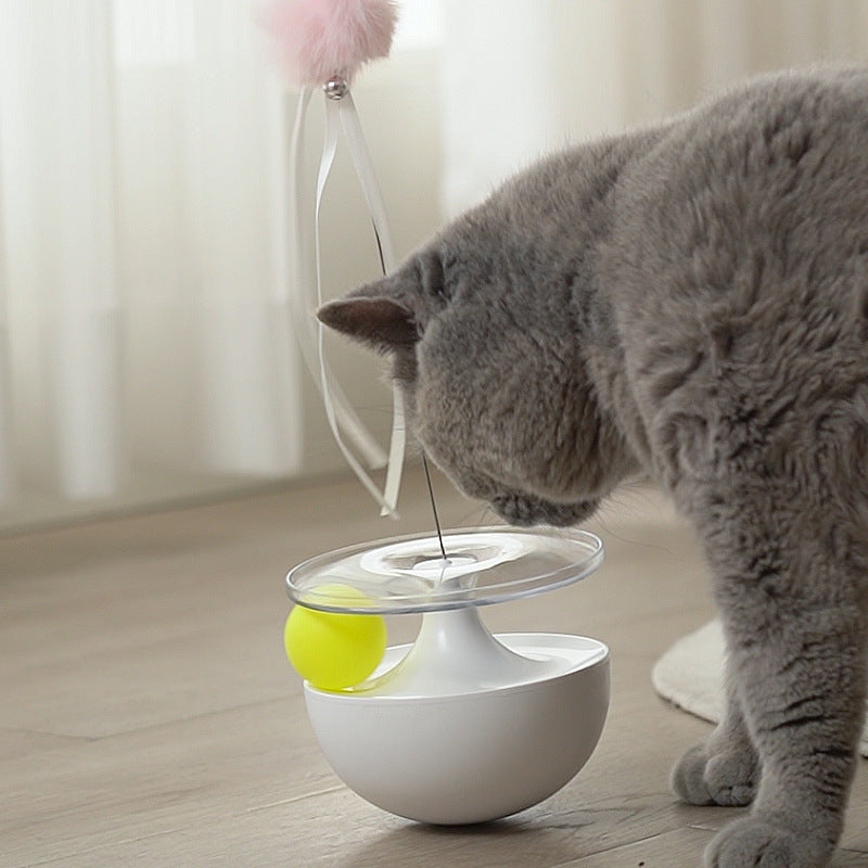 Funny Pet Tumbler Stick Self Play Toy Set