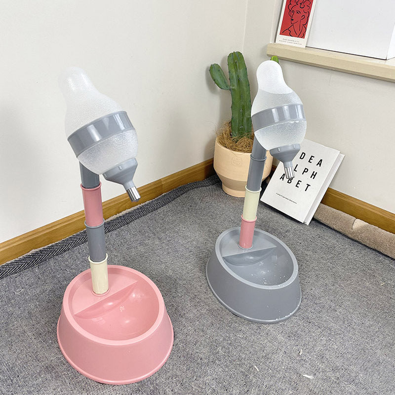Pet Automatic Height Adjustable Water Dispenser Feeding Bowl