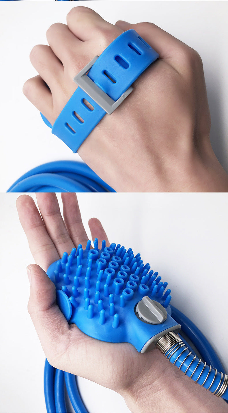 Pet Bathing Gloves Silicone Shower Massage Cleaning Tool