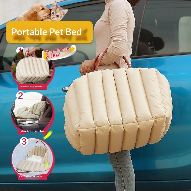 Portable Pet Carrier For Car Travel Safety Seat Bag