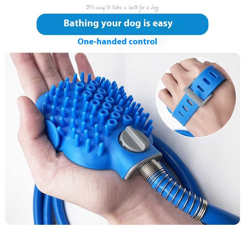 Pet Bathing Gloves Silicone Shower Massage Cleaning Tool