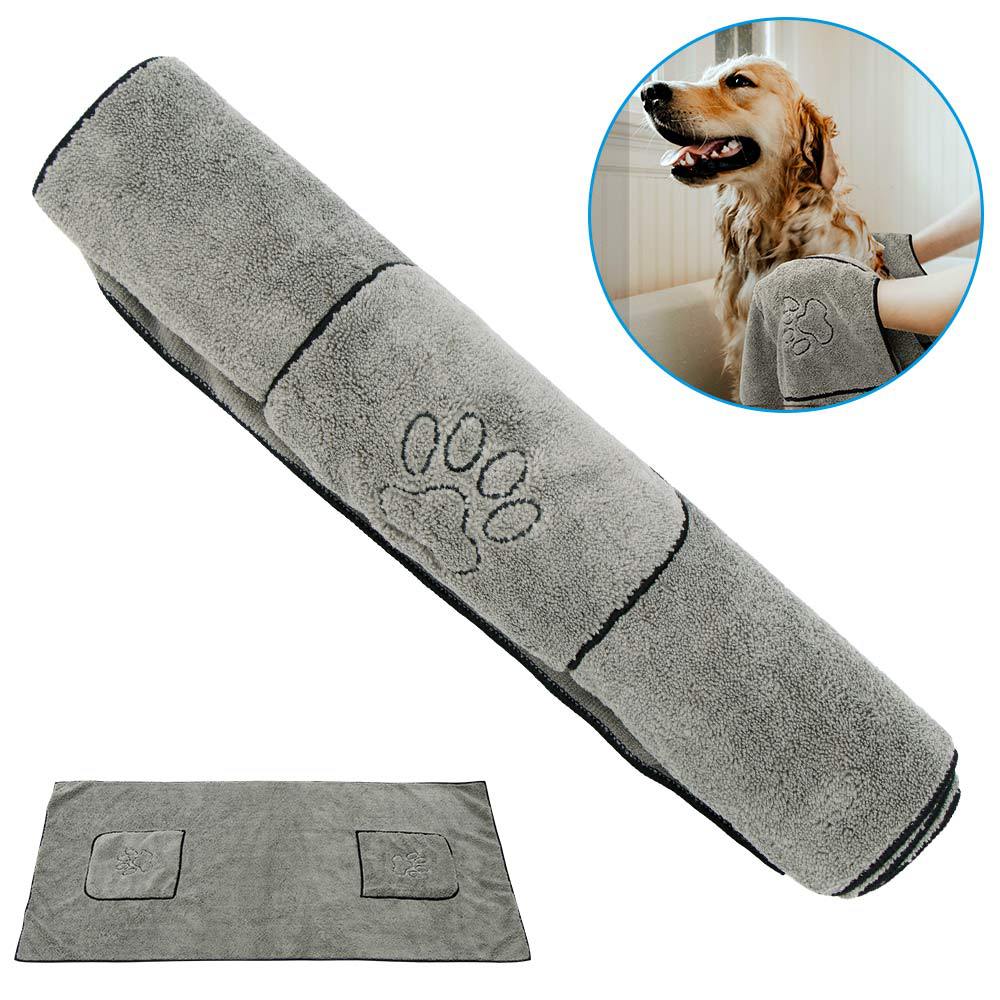 Super Absorbent Pet Bathrobe Large Bath Towel Wrap