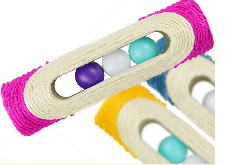 Pet Long Sisal Drum Three Piece Interactive Toy Set