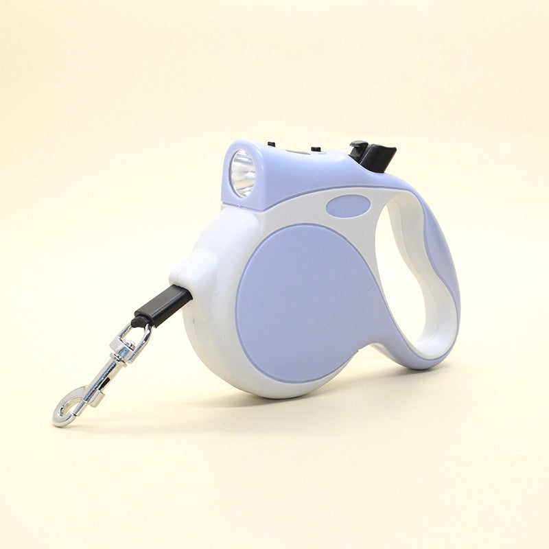 Retractable Pet Leash With LED Light Control Rope