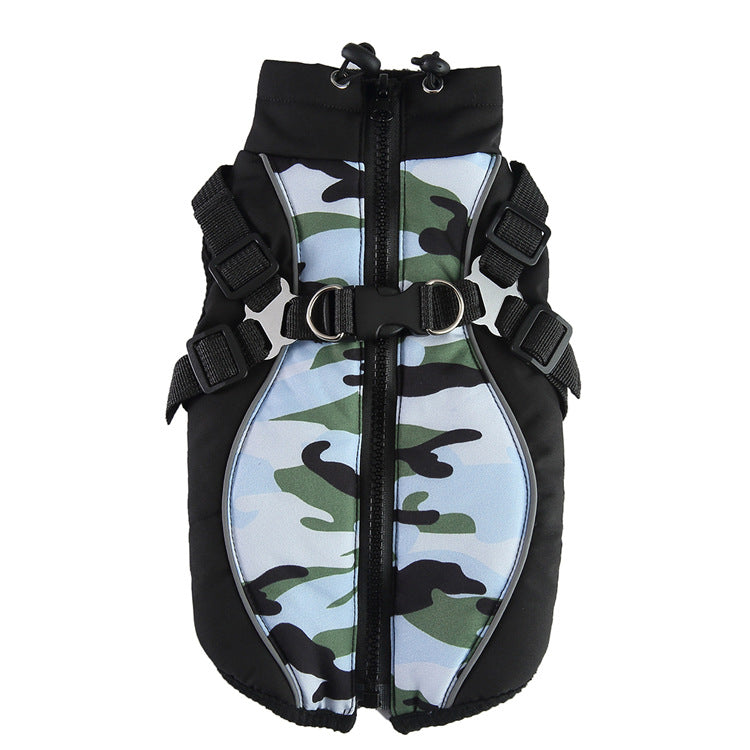 Winter Cotton Padded Pet Coat Warm Clothing