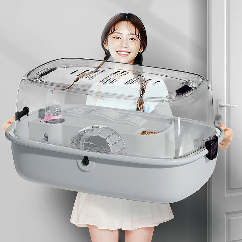 Oversized Transparent Acrylic Djungarian Hamster Cage