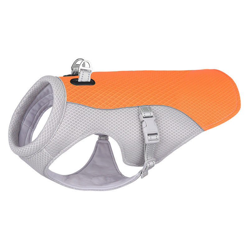 Breathable Cooling Pet Vest For Summer Outdoor Use