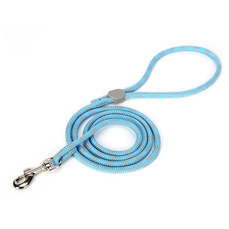 Colorful Adjustable Sliding Pet Leash Durable Walking Rope