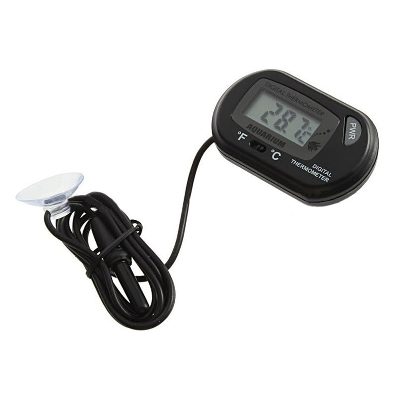 Suction Type Aquarium Reptile Tank Thermometer Pet Box