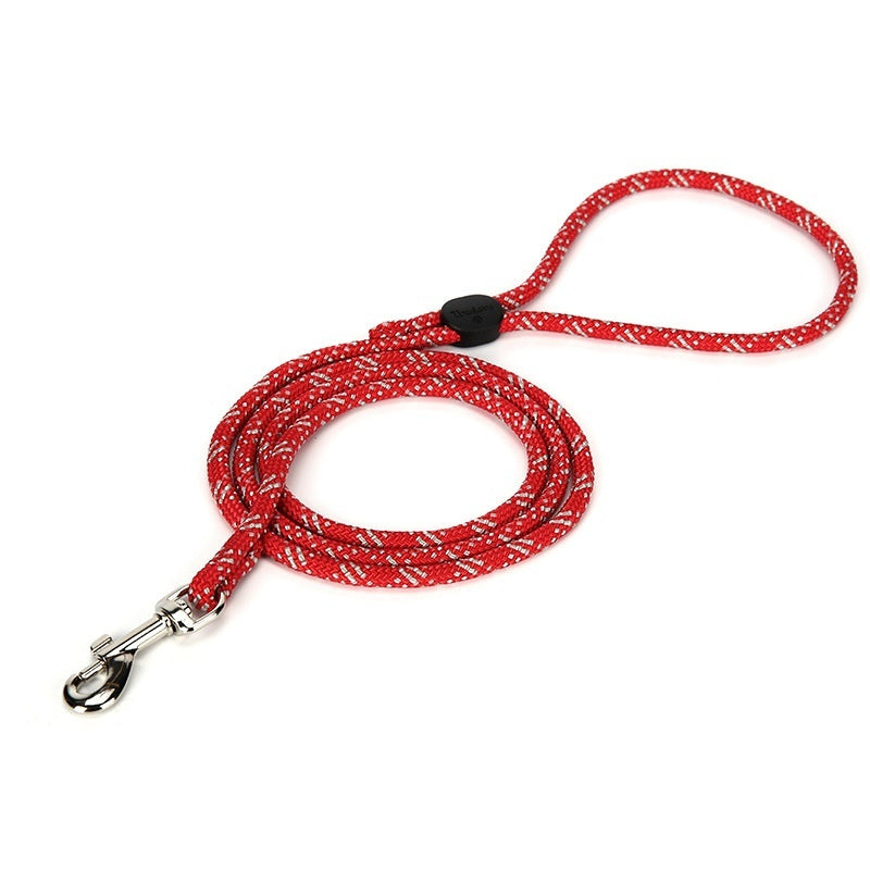 Colorful Adjustable Sliding Pet Leash Durable Walking Rope
