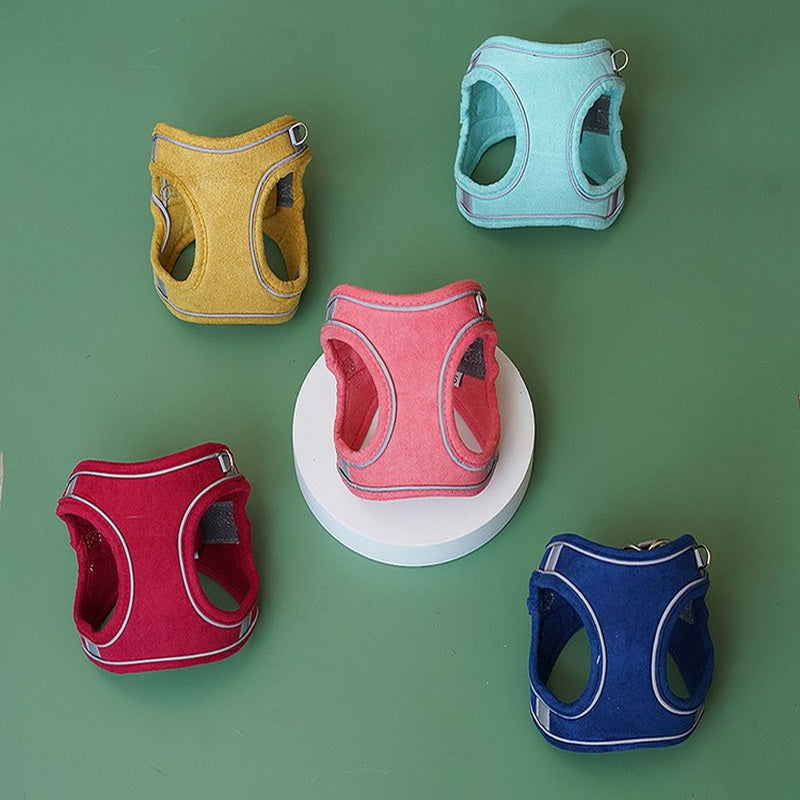 Vest Type Pet Chest Harness With Control Leash
