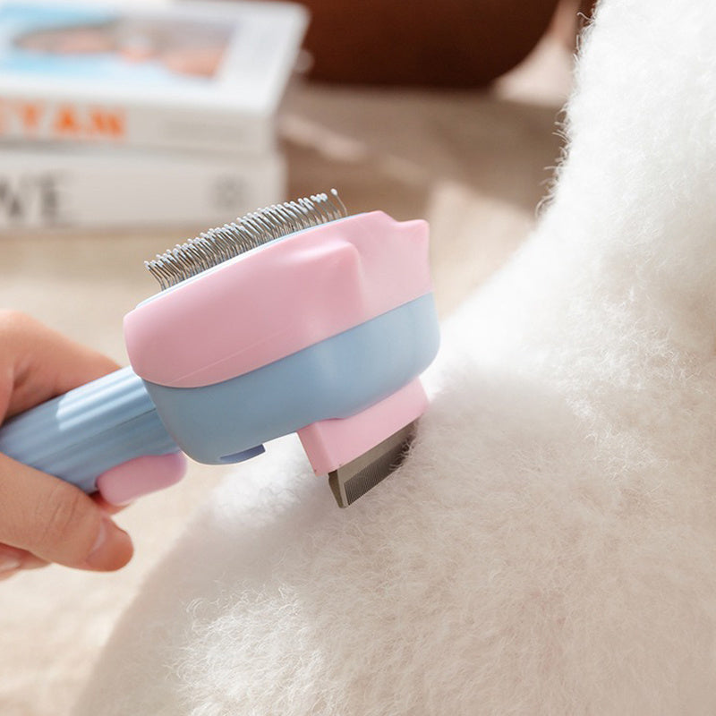 Pet Deshedding Dematting Grooming Brush Hair Removal Tool