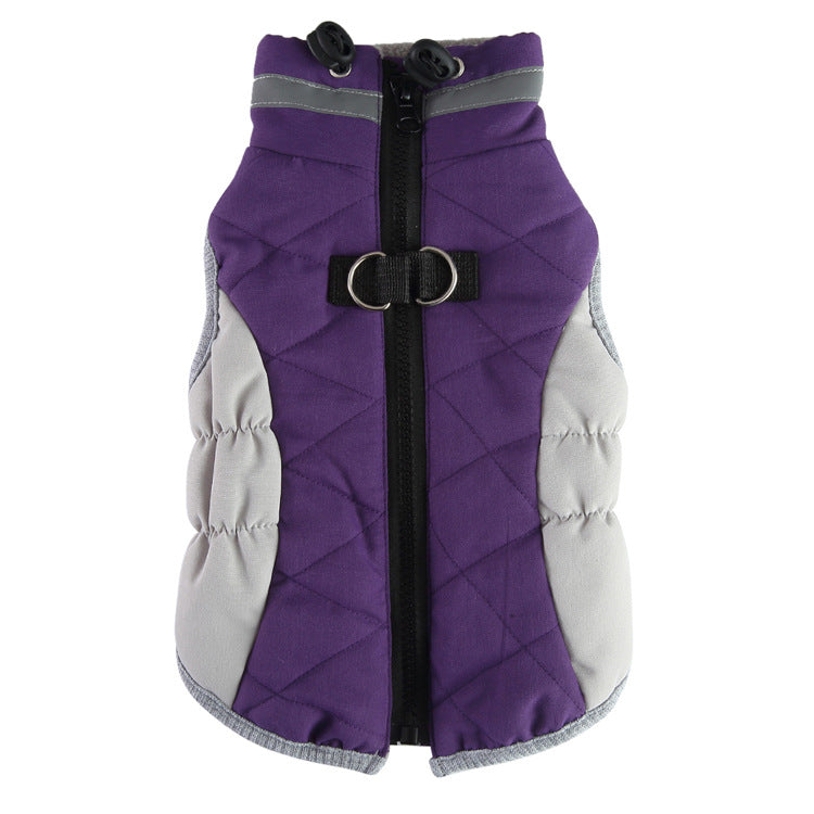 Winter Cotton Padded Pet Coat Warm Clothing