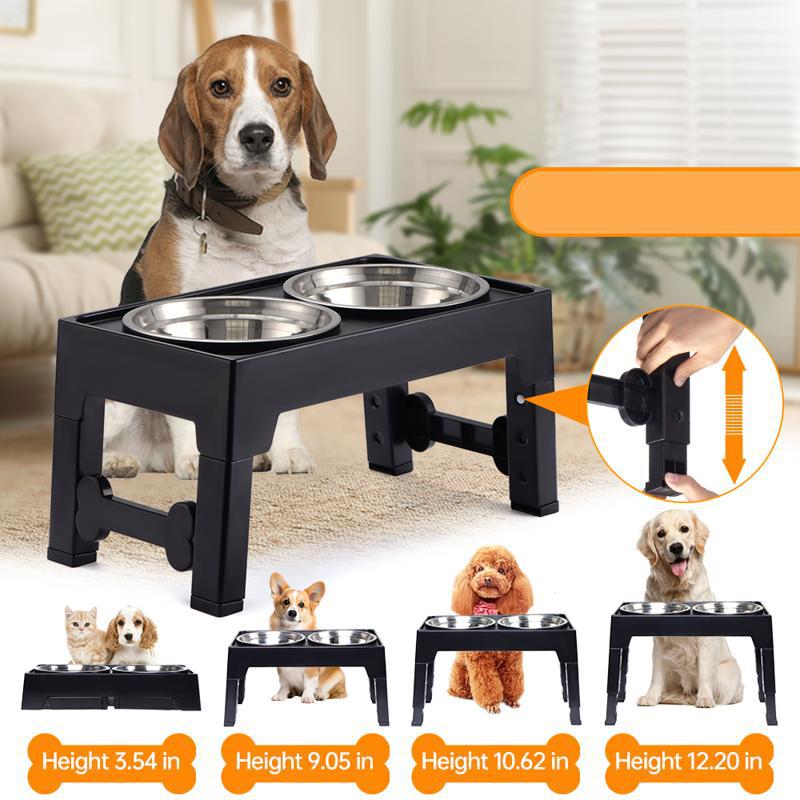 Pet Lifting Neck Support Anti Tumble Feeding Bowl