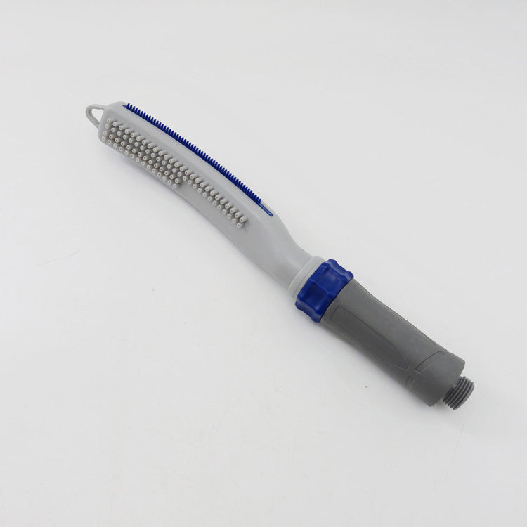 Pet Bath Brush With Water Hose Shower Cleaning Tool