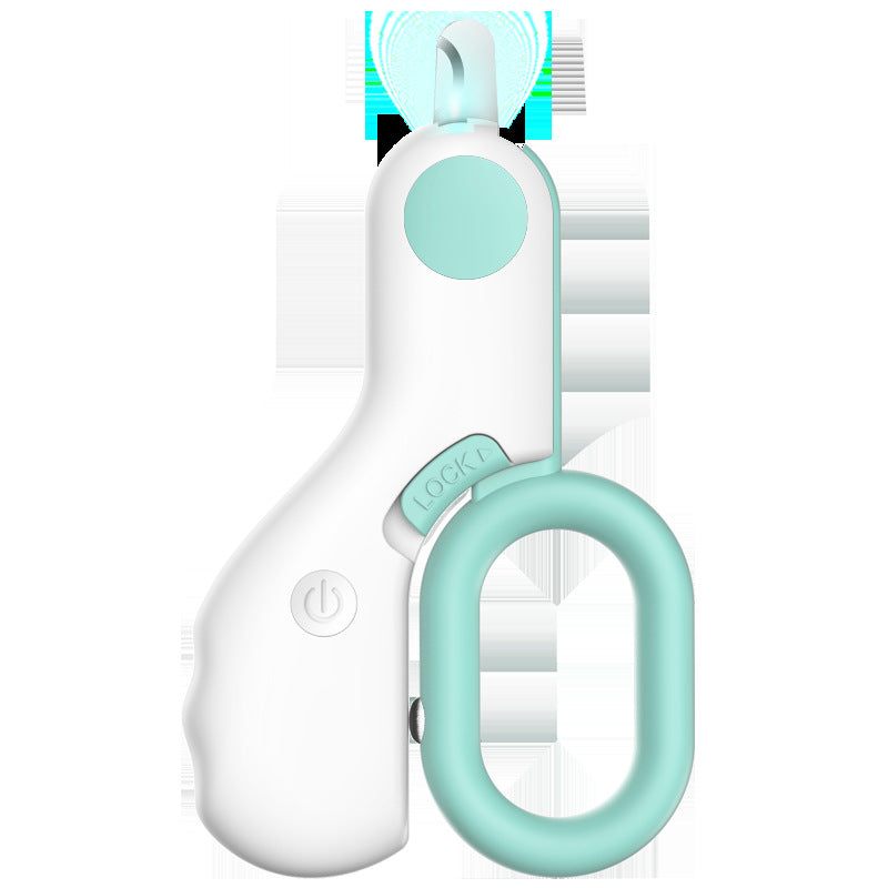 Pet LED Mini ABS Nail Trimmer Grooming Tool