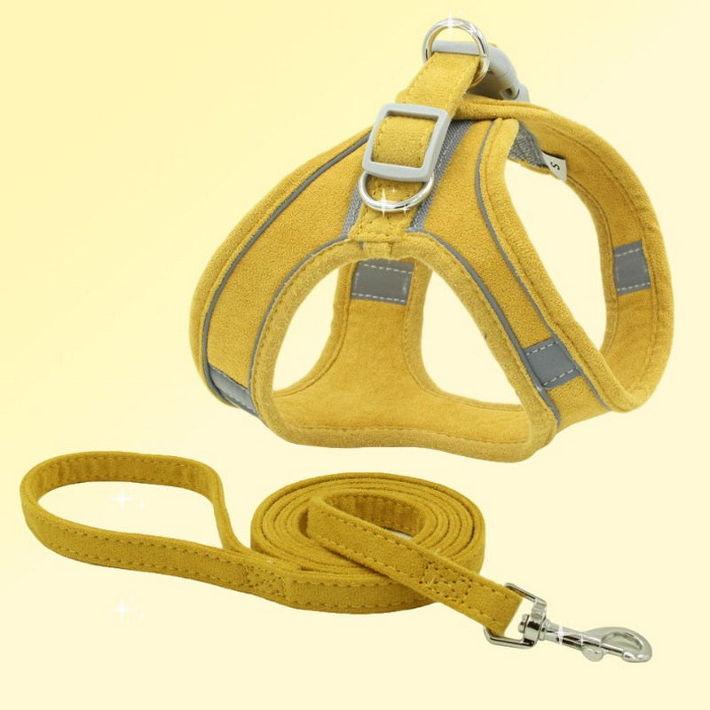 Vest Type Pet Chest Harness With Control Leash