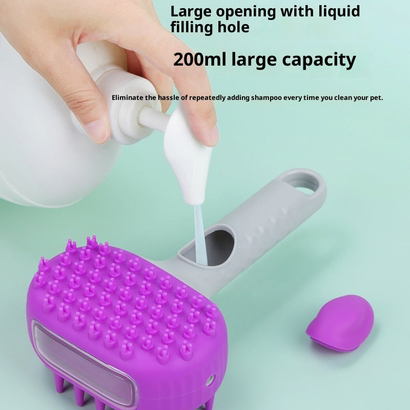 Pet Shower Bath Brush Floating Hair Cleaning Tool