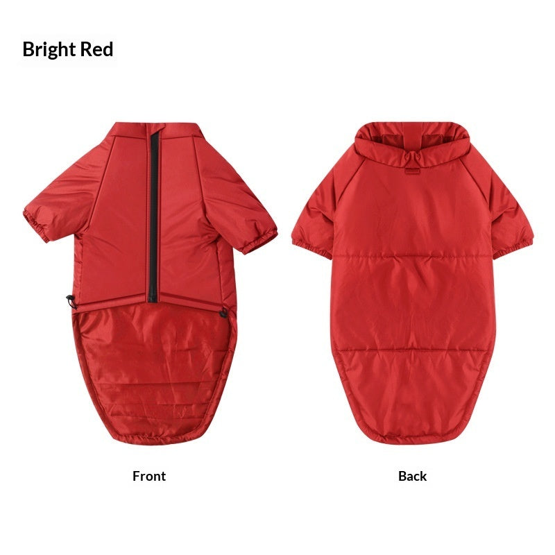 Cotton Two Leg Pet Jacket Comfortable Warm Clothing