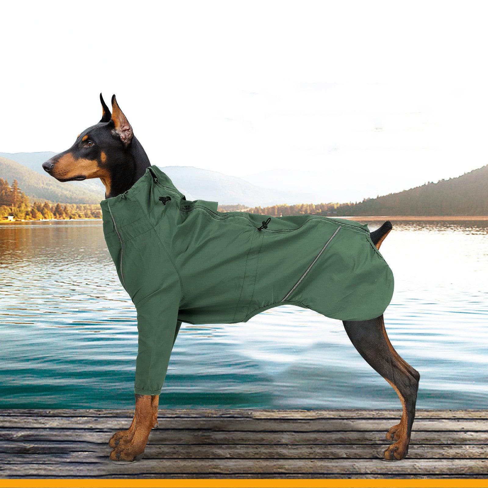 Pet Reflective Traction Hole Protective Clothing