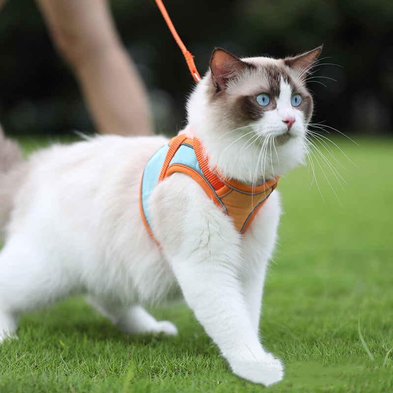 Reflective Anti Escape Pet Harness Leash Set