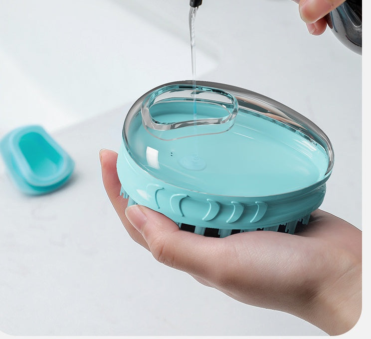 New Pet Bath Massage Brush Grooming Cleaning Tool