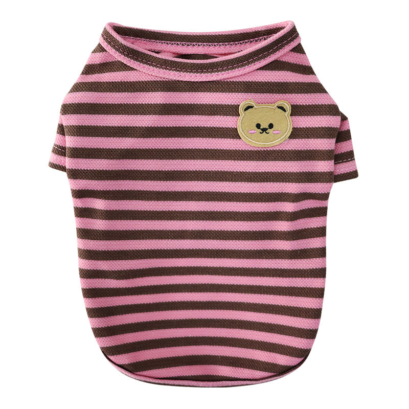 Breathable Summer Pet T-Shirt Lightweight Outdoor Wear