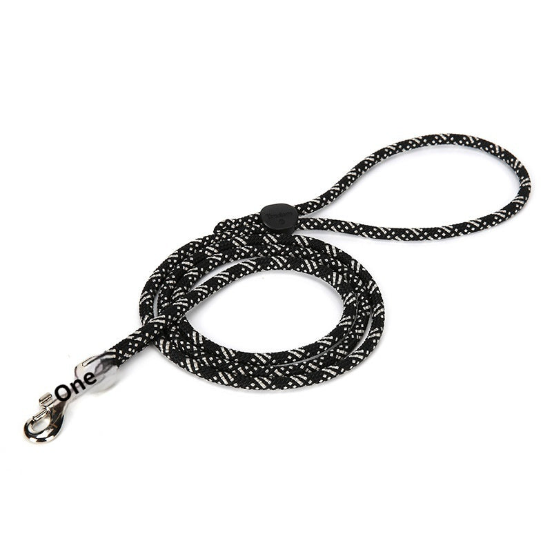Colorful Adjustable Sliding Pet Leash Durable Walking Rope