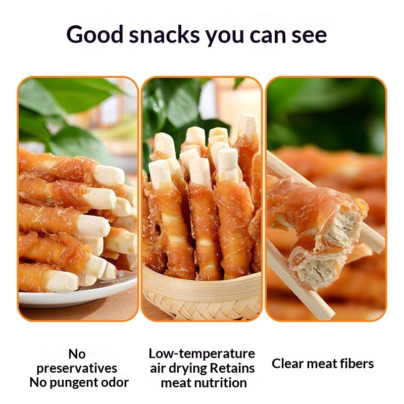 Chicken Milk Calcium Chew Sticks